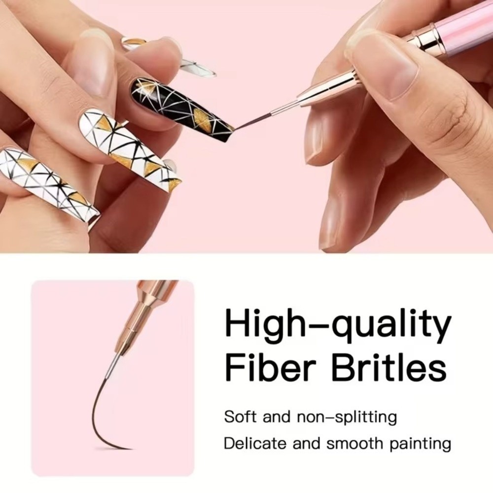 Nail Art Dotting Tool - 15 Pieces Nail Art Brush Set