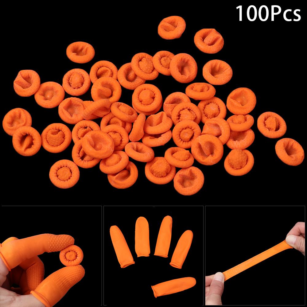 100PCS Reusable Finger Cover N - Nail Art Natural incelemesi ve fiyatı