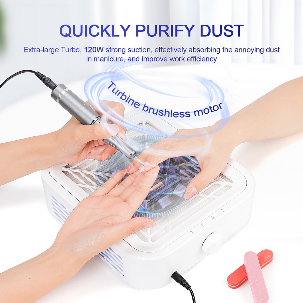 120W Powerful Nail Dust Collec - Nail Art Sch incelemesi ve fiyatı