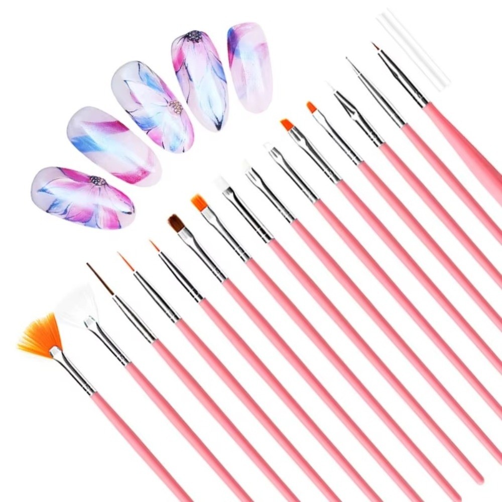 15 Pieces Nail Art Brush Set M - Nail Art Dotting Tool incelemesi ve fiyatı