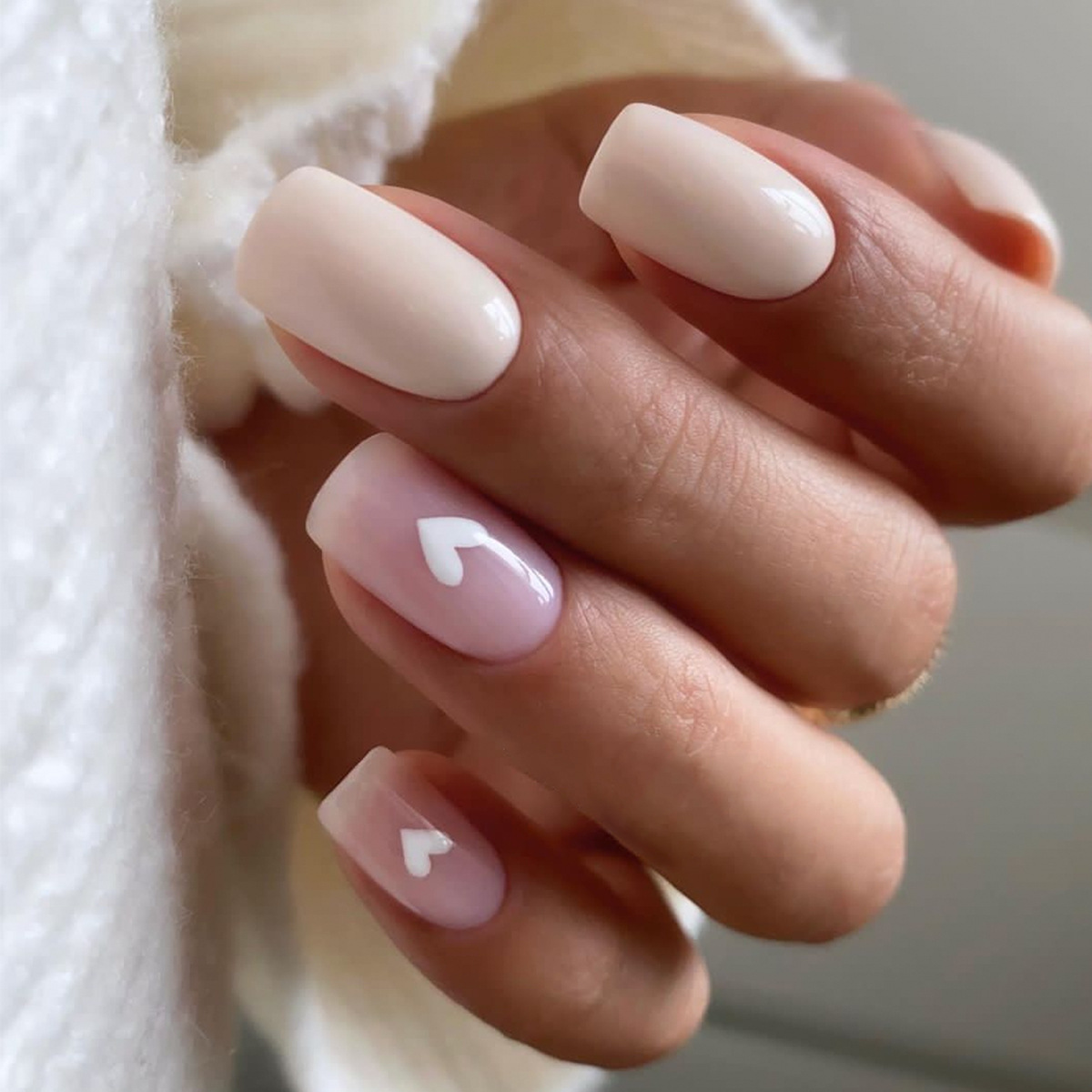 24Pcs Love Rainbow Press on Na - Nail Art Natural incelemesi ve fiyatı