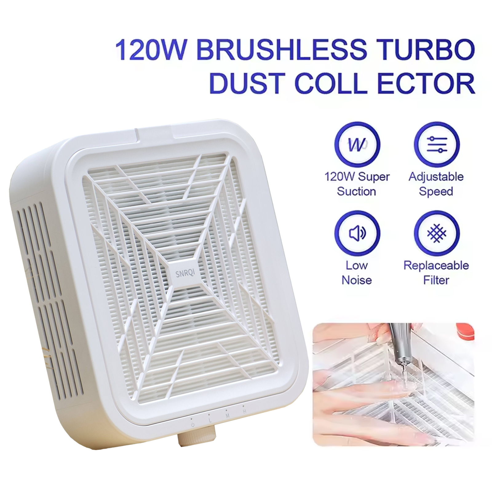 120W Powerful Nail Dust Collec - Nail Art Sch incelemesi ve fiyatı