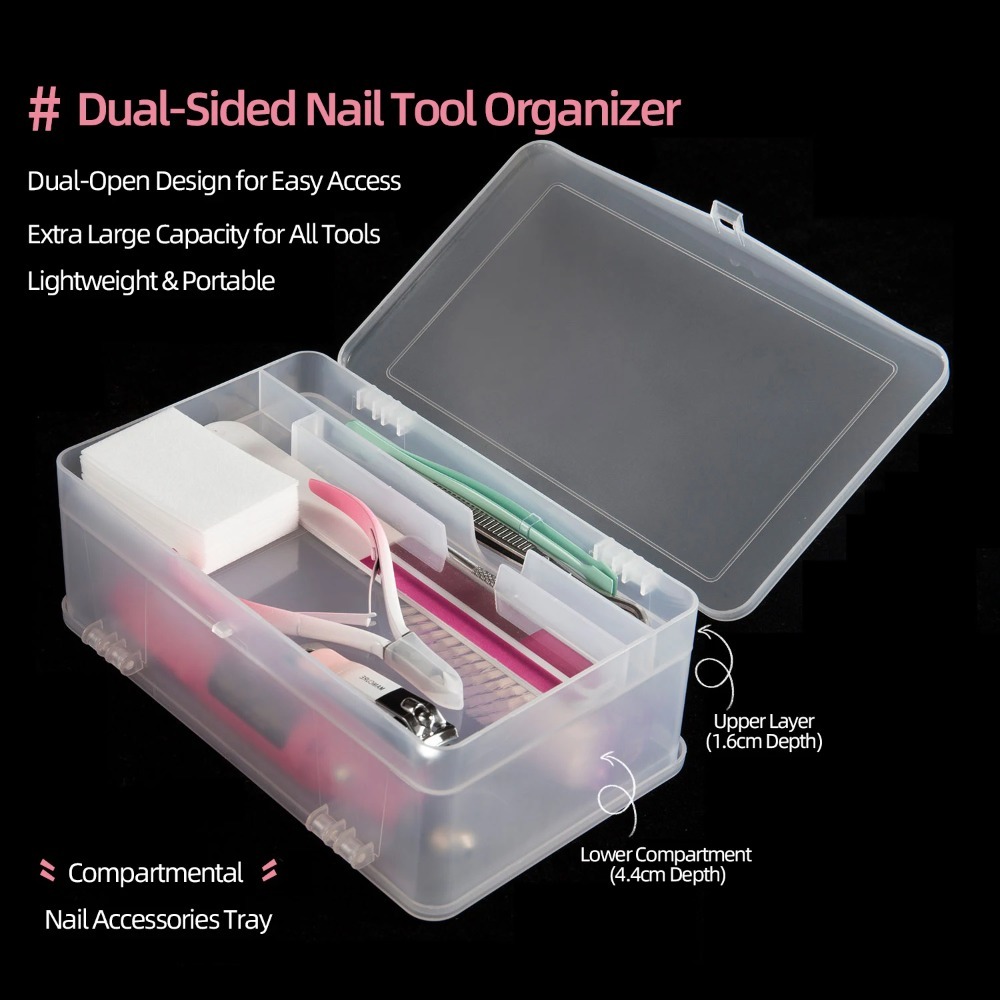 Dual-Open 2-Tier Super Capacit - Nail Art Sch incelemesi ve fiyatı