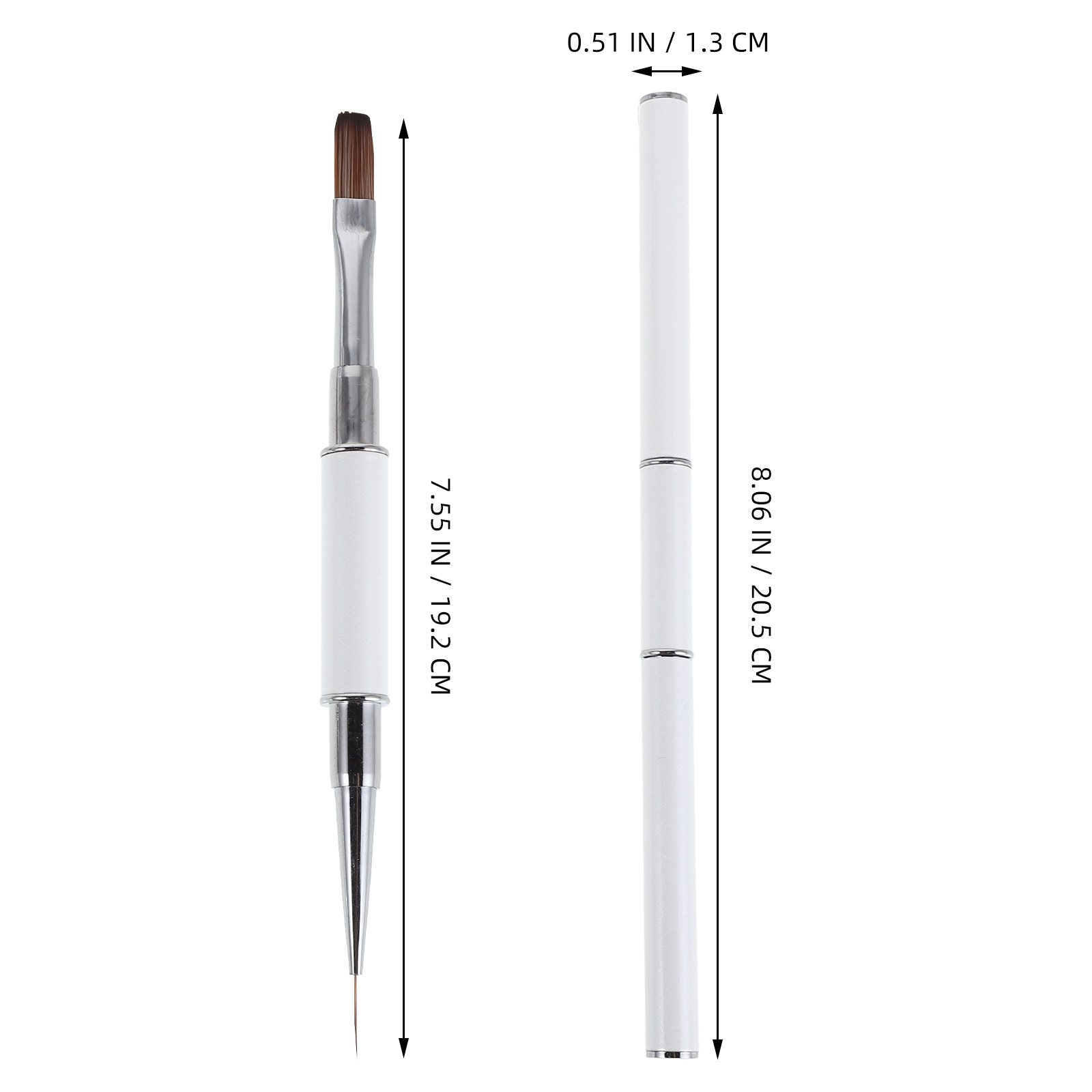 3Pcs Double-Tip Nail Art Brush - Nail Art Dotting Tool incelemesi ve fiyatı