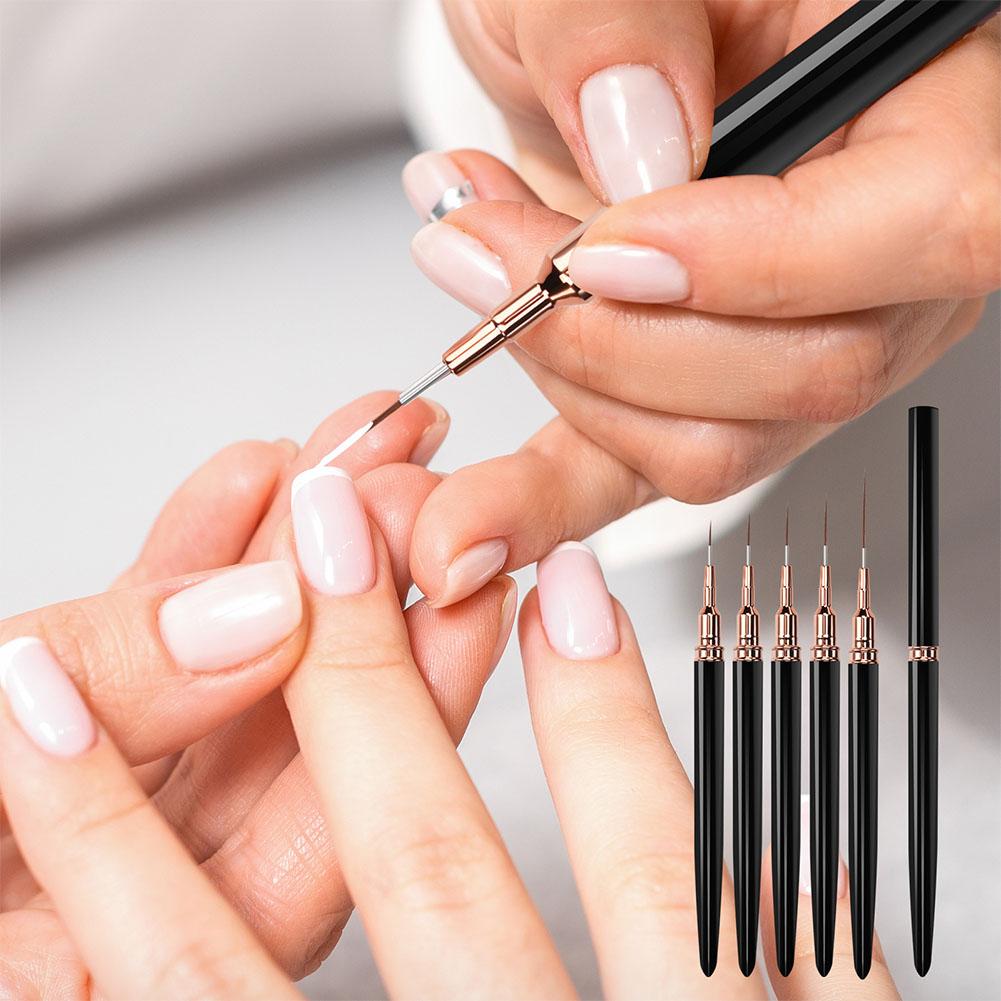 5pcs Nail Art Liner Brushes an - Nail Art Dotting Tool incelemesi ve fiyatı