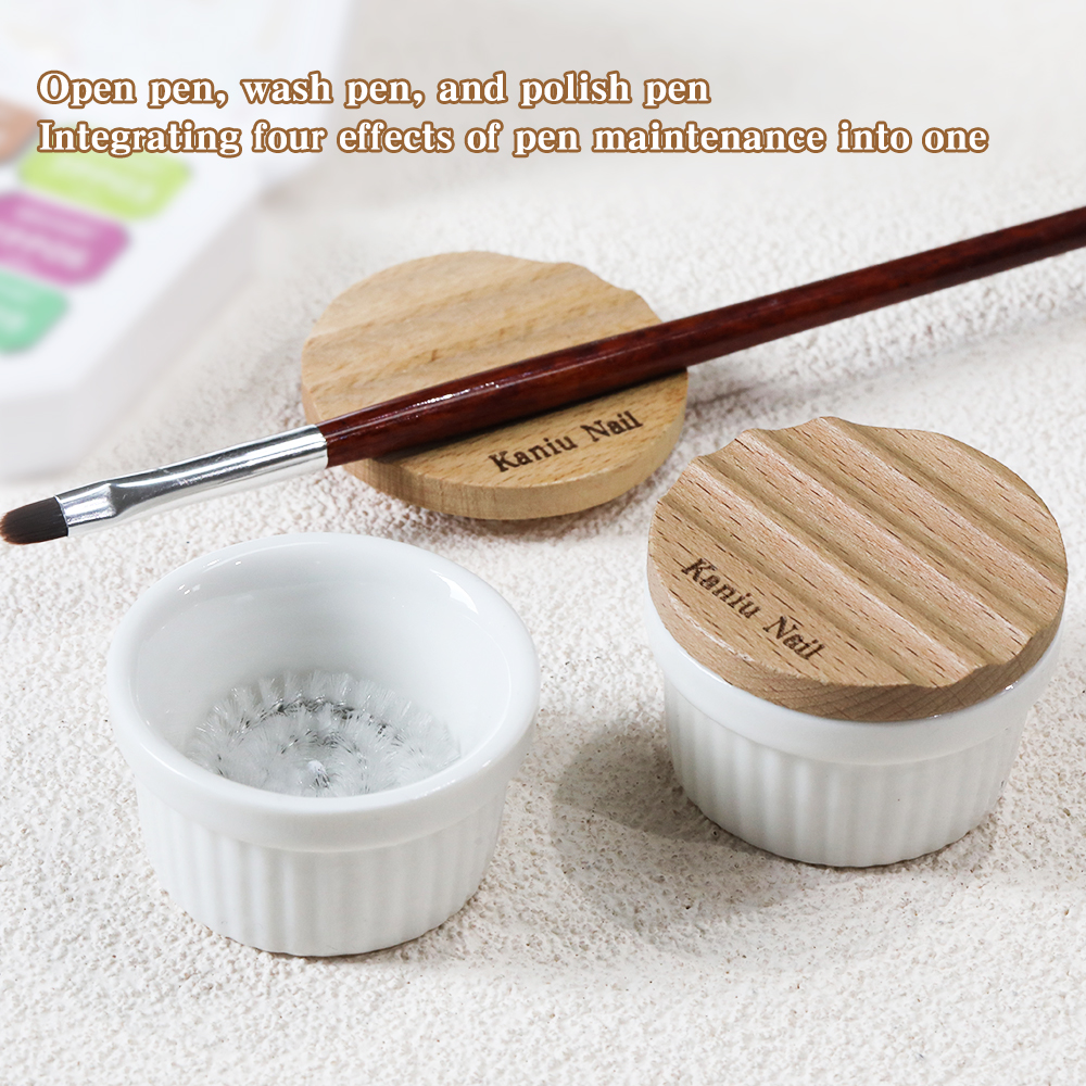 KANIU Smooth Brush Cleaner Cup - Nail Art Sch incelemesi ve fiyatı
