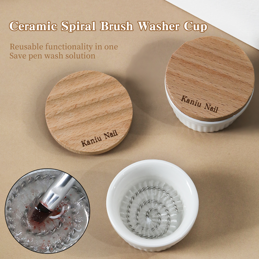 KANIU Smooth Brush Cleaner Cup - Nail Art Sch incelemesi ve fiyatı