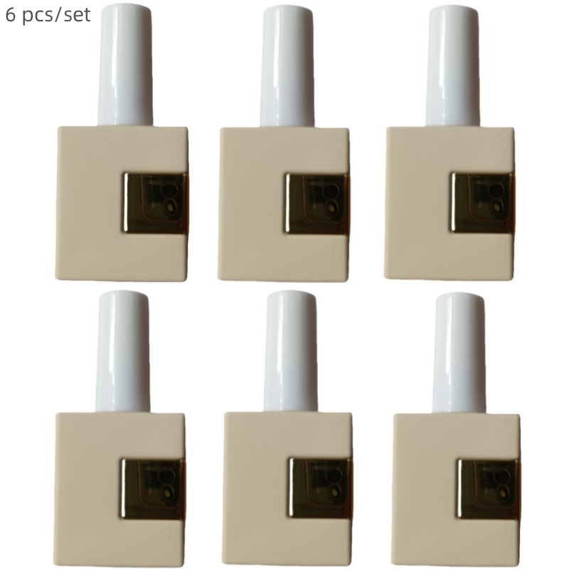 6 pieces 12ml Empty Glass Bott - Nail Art Sch incelemesi ve fiyatı