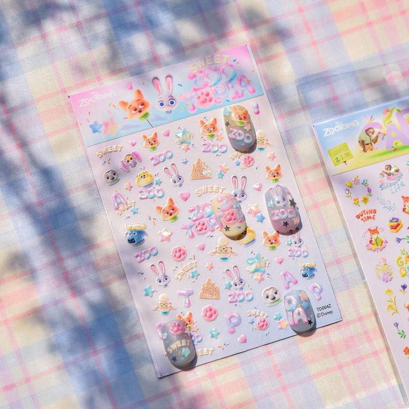 2026 New Style Anime Zootopia  - Nail Art Zootopia incelemesi ve fiyatı