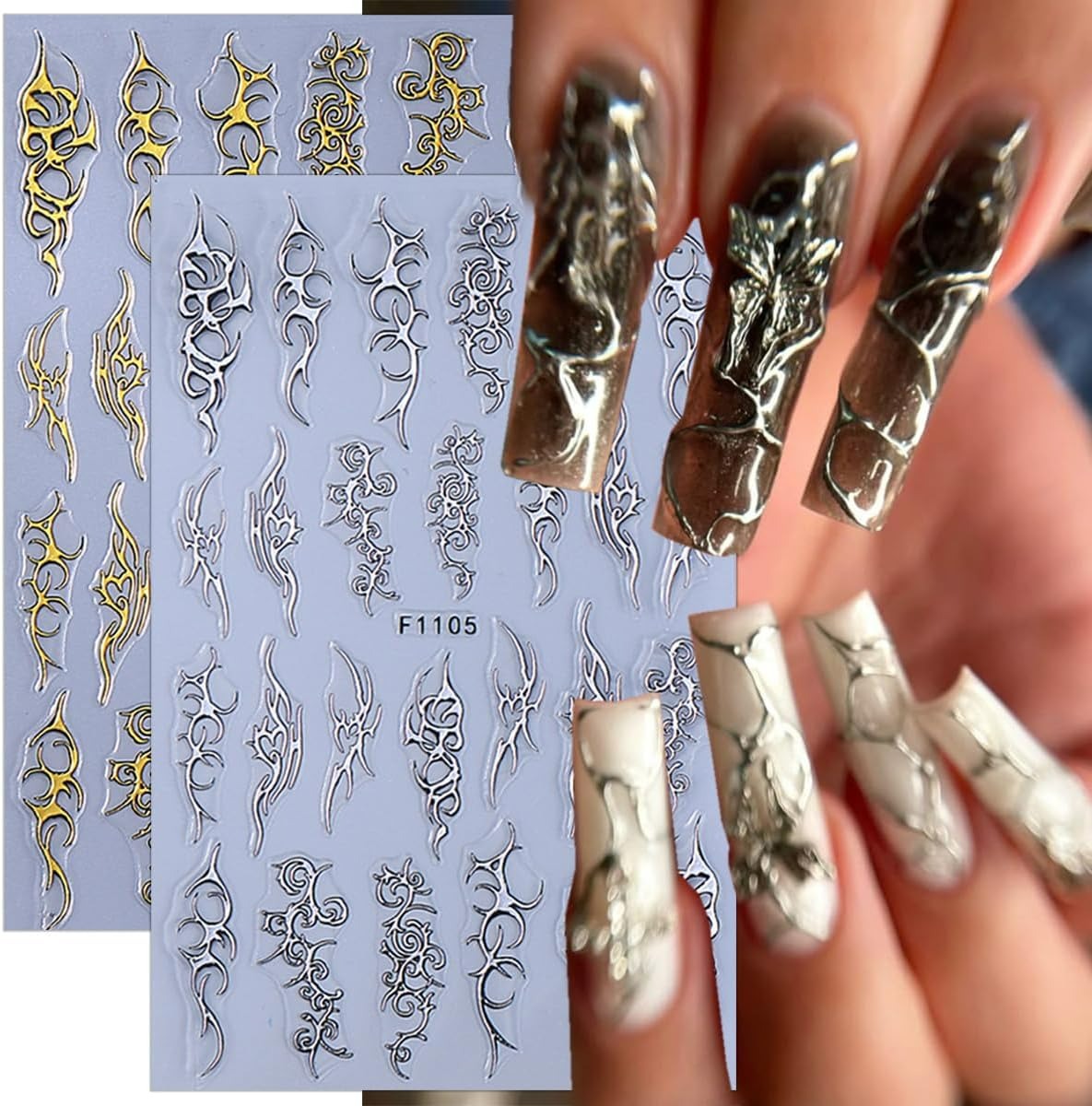 Gothic Nail Art Punk Belt Nail - Nail Art Vampire incelemesi ve fiyatı