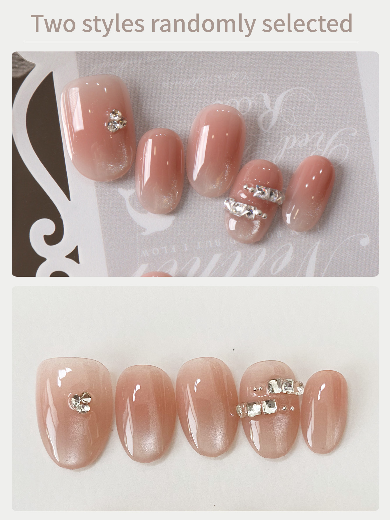 10Pcs Acrylic Press on Pink Ca - Nail Adhesive Tab incelemesi ve fiyatı