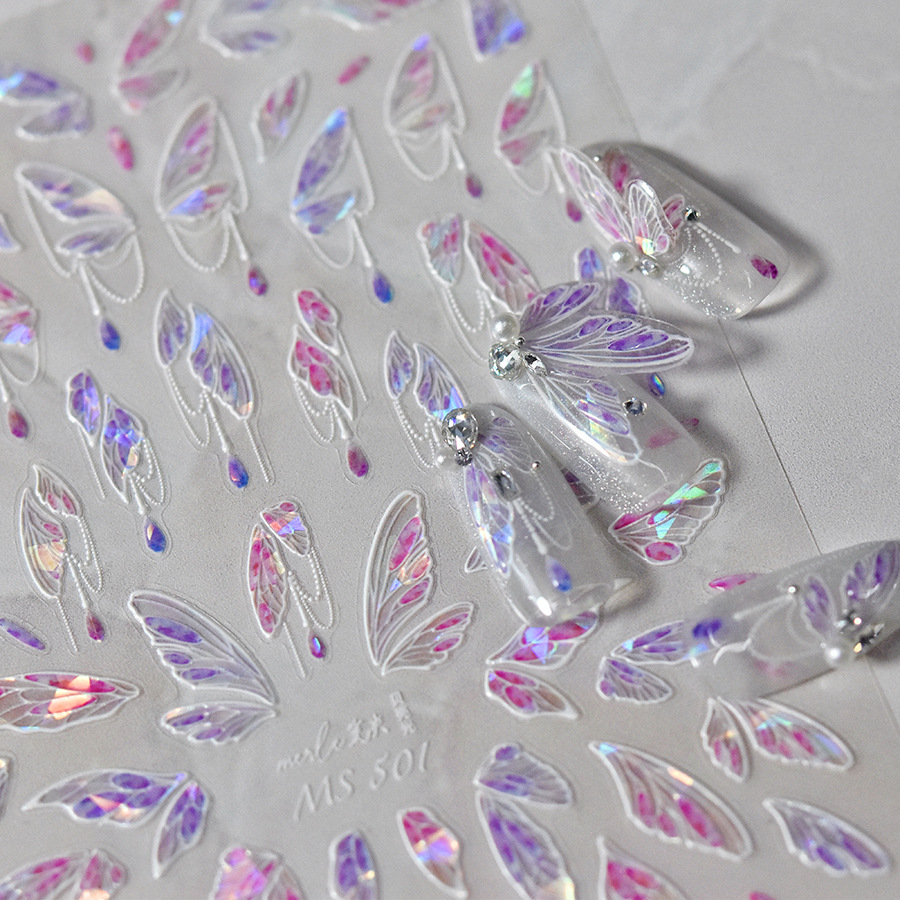 Gold Silver Butterfly New Bron - Nail Art Vampire incelemesi ve fiyatı