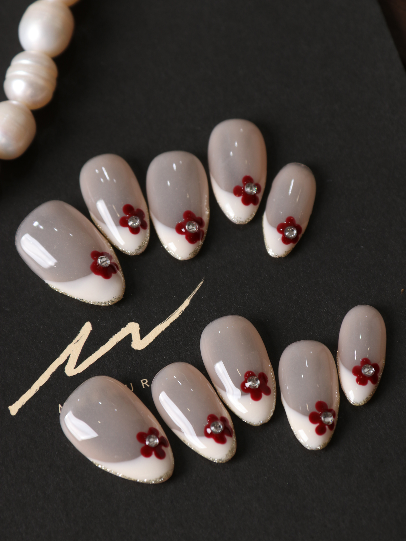 10Pcs Press on Nails Short Whi - Nail Adhesive Tab incelemesi ve fiyatı