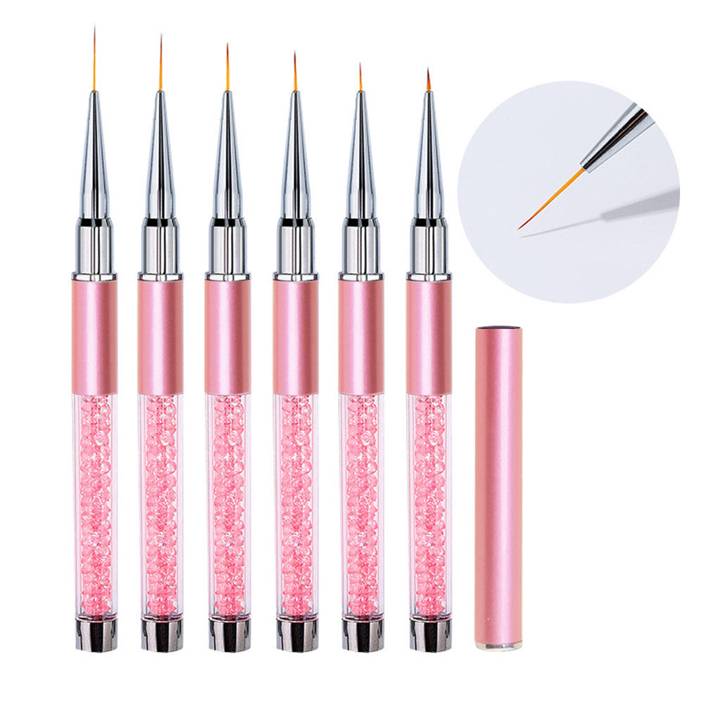 6pcs/Set Acrylic French Stripe - Nail Art Sch incelemesi ve fiyatı