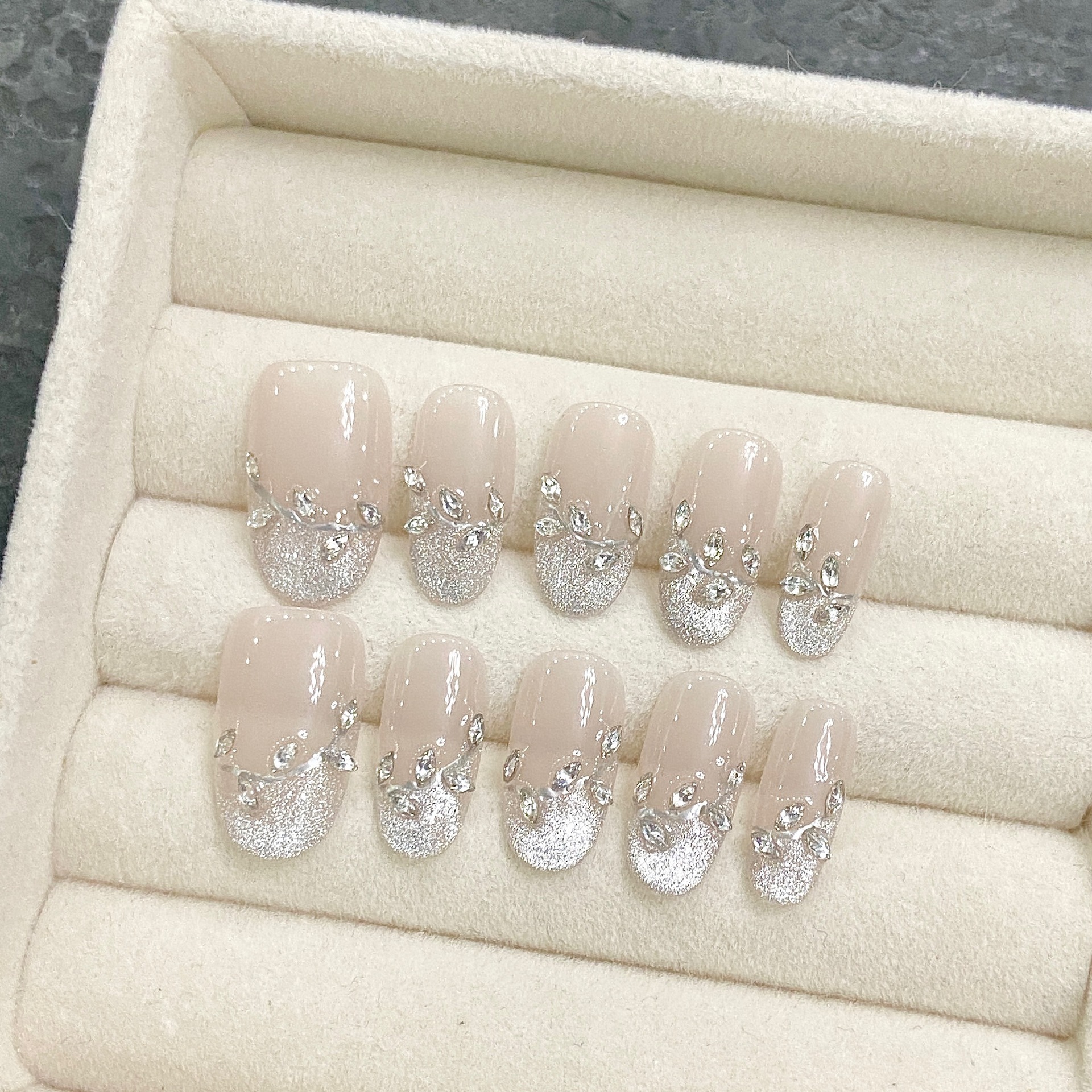 10 PCS Luxury Handmade Press o - Nail Adhesive Tab incelemesi ve fiyatı