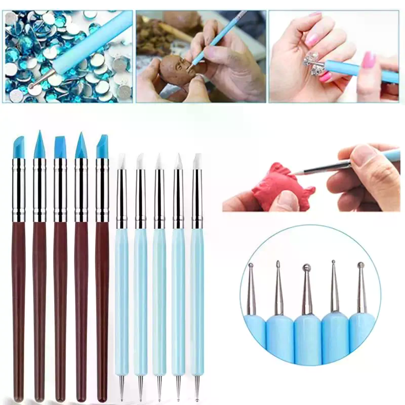 1/10/15 Pcs/Set Dual Ended Rhi - Nail Art Dotting Tool incelemesi ve fiyatı
