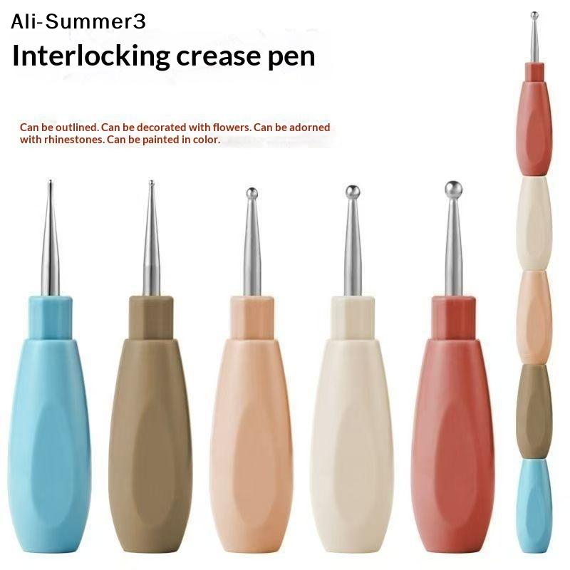 【A3s】5Pcs Handle Liner Drawing - Nail Art Dotting Tool incelemesi ve fiyatı
