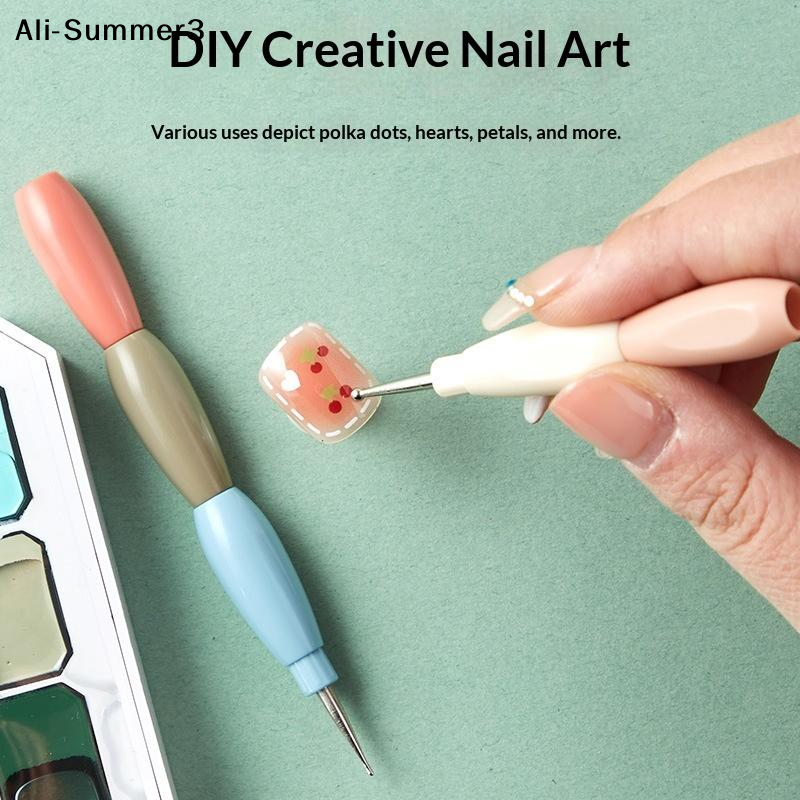 【A3s】5Pcs Handle Liner Drawing - Nail Art Dotting Tool incelemesi ve fiyatı