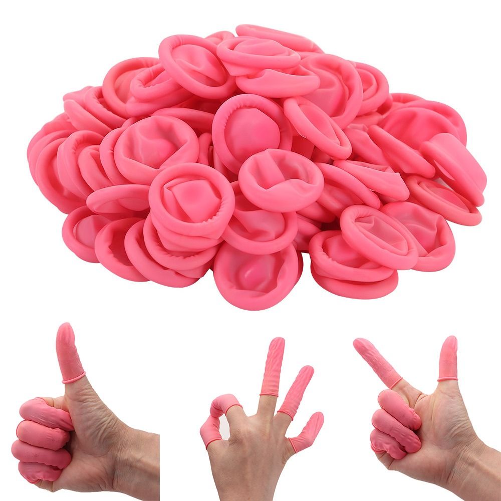 100PCS Disposable Finger Cover - Nail Art Natural incelemesi ve fiyatı