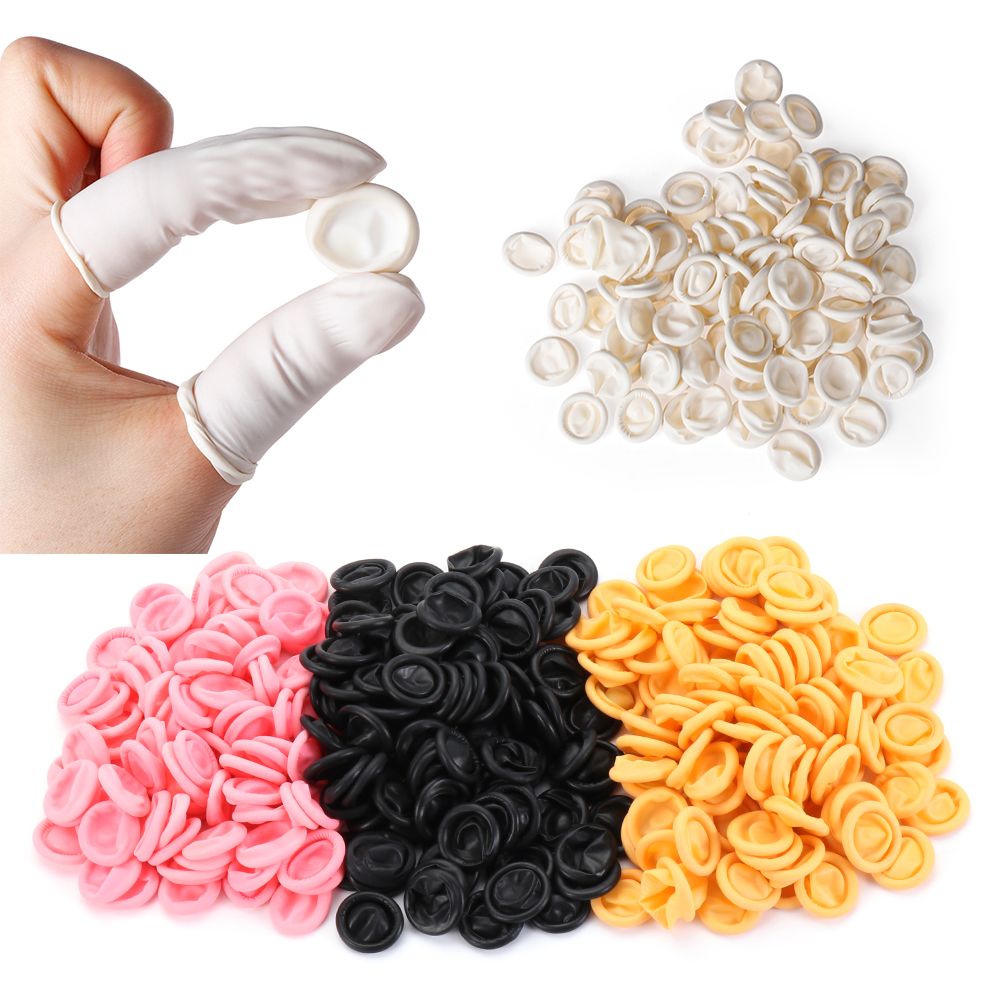 100PCS Disposable Finger Cover - Nail Art Natural incelemesi ve fiyatı