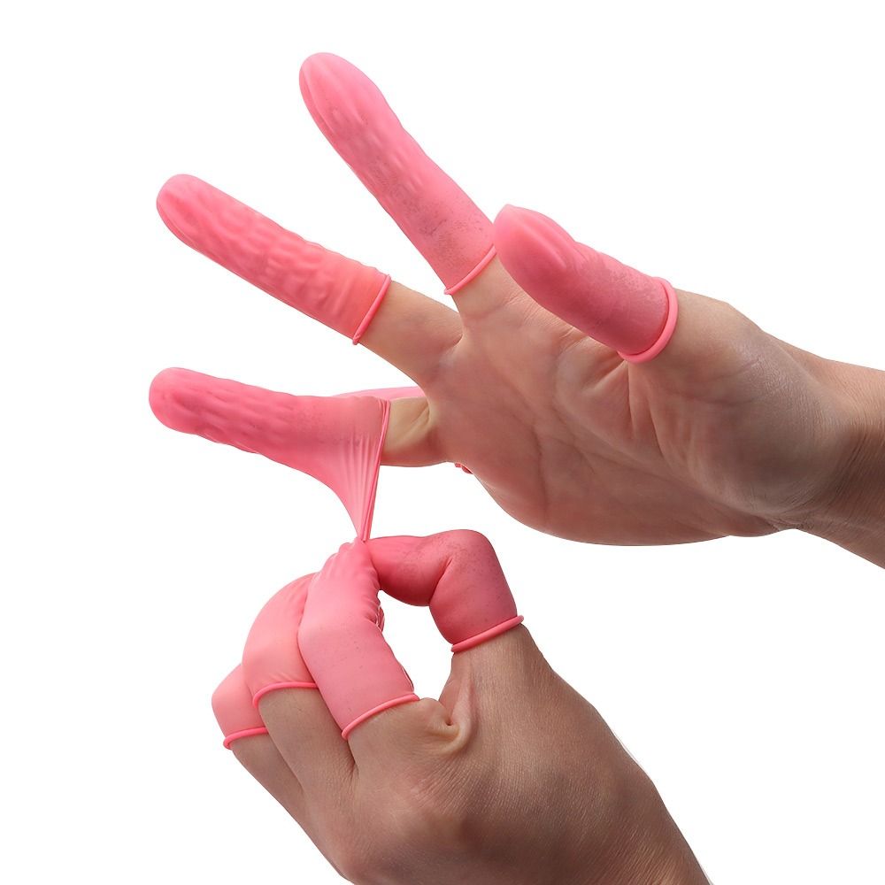 100PCS Disposable Finger Cover - Nail Art Natural incelemesi ve fiyatı