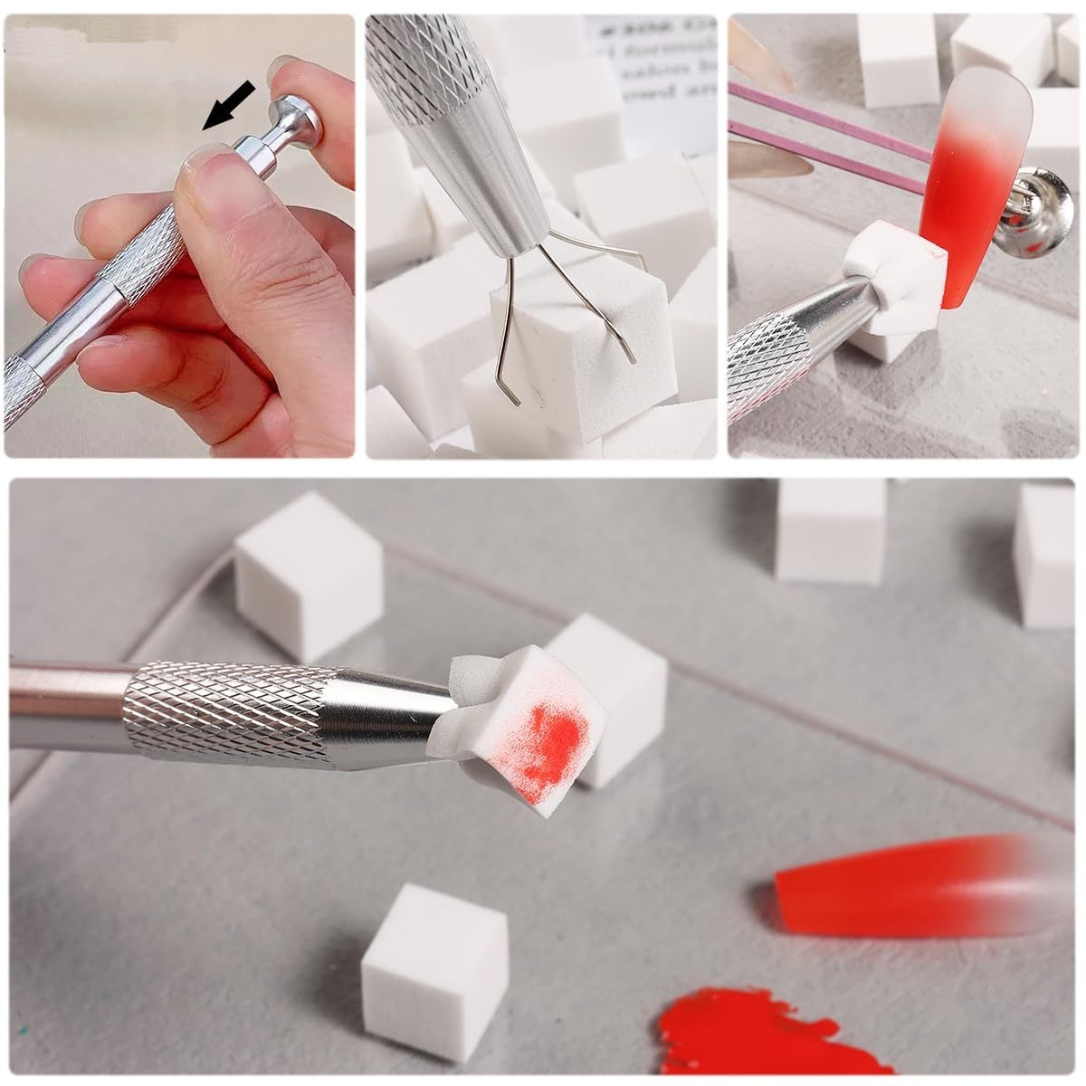 1/50/100Pcs Square Nail Art Sp - Nail Art Sch incelemesi ve fiyatı