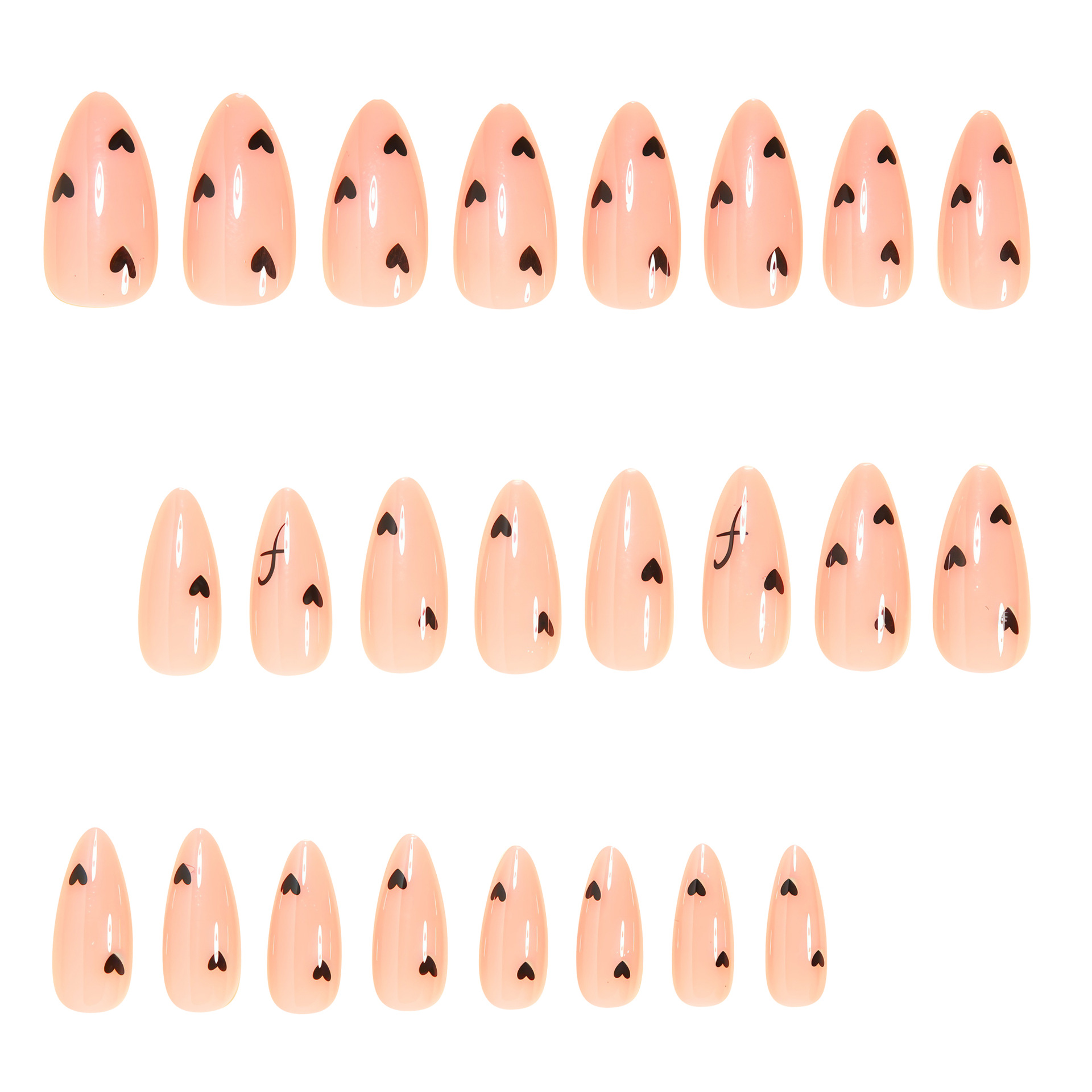 Medium almond fake nails in Be - Nail Art Red incelemesi ve fiyatı