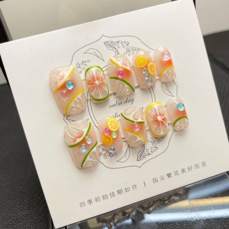 10 Pcs Luxury Handmade Press o - Nail Adhesive Tab incelemesi ve fiyatı