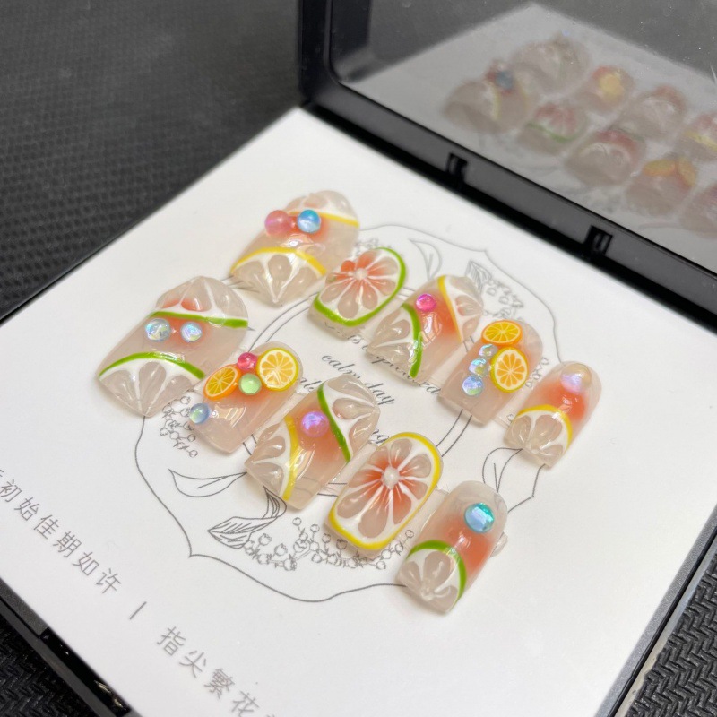 10 Pcs Luxury Handmade Press o - Nail Adhesive Tab incelemesi ve fiyatı
