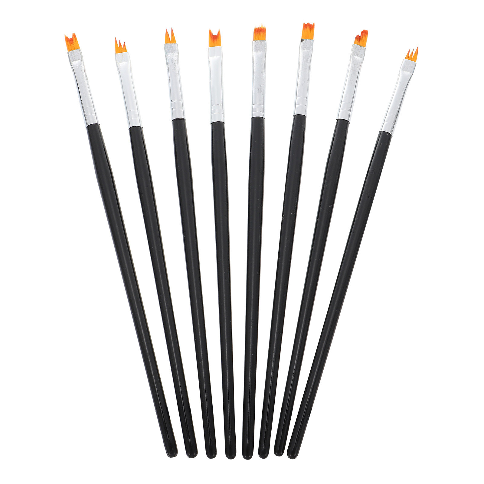 8Pcs Nail Painting Brushes Set - Nail Art Natural incelemesi ve fiyatı