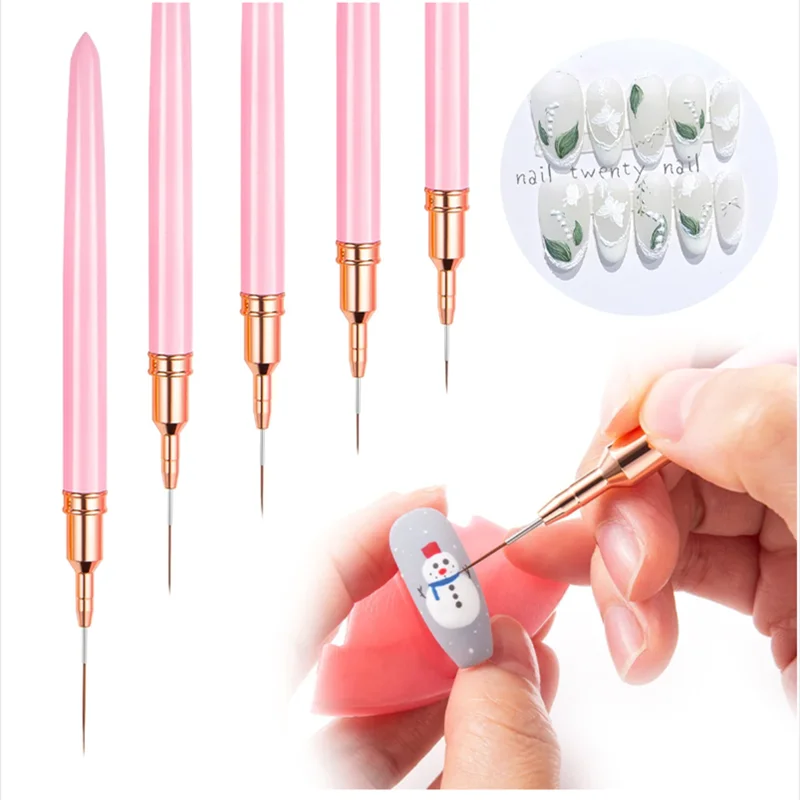 5pc/1set Nail Art Liner Brushe - Nail Art Sch incelemesi ve fiyatı