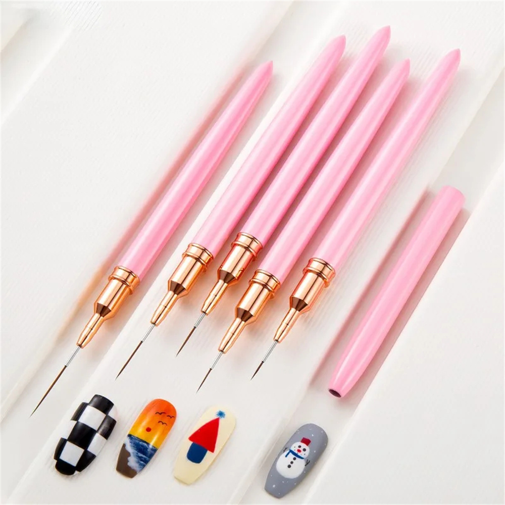 5pc/1set Nail Art Liner Brushe - Nail Art Sch incelemesi ve fiyatı