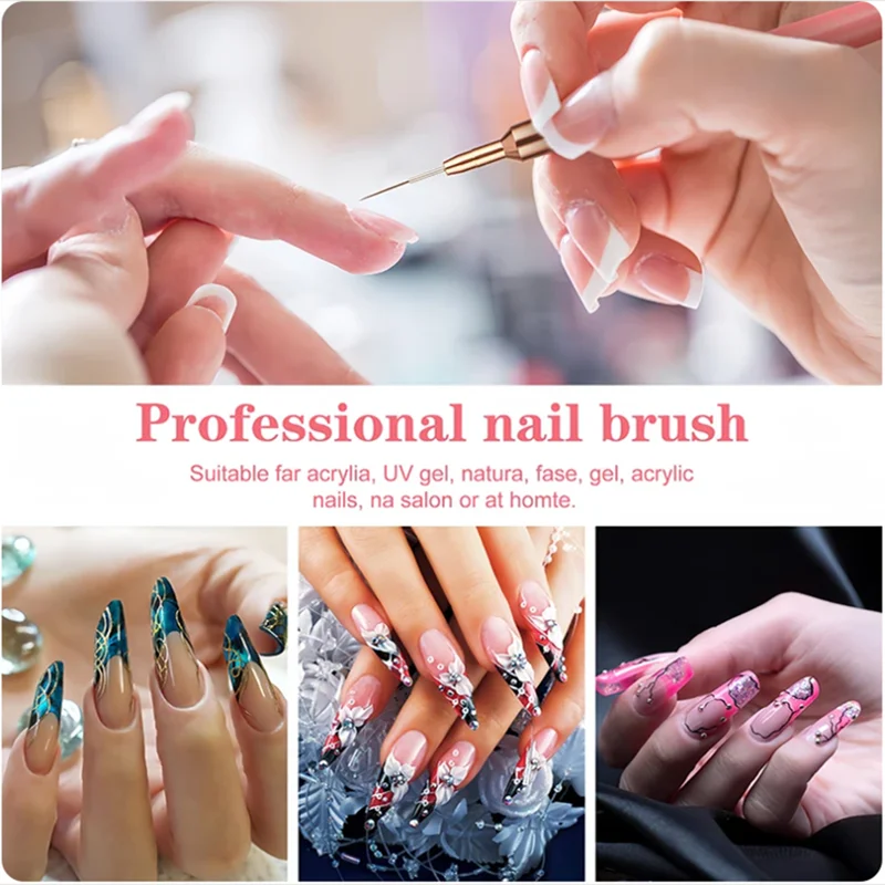 5pc/1set Nail Art Liner Brushe - Nail Art Sch incelemesi ve fiyatı