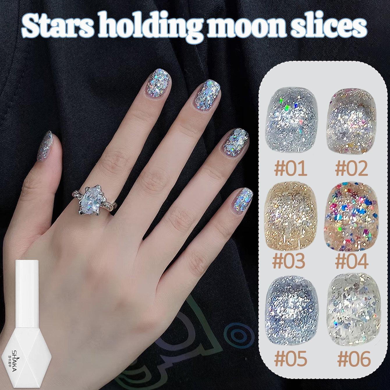 1pcs SHAKA Autumn Stars Hold t - Nail Art Maroon incelemesi ve fiyatı