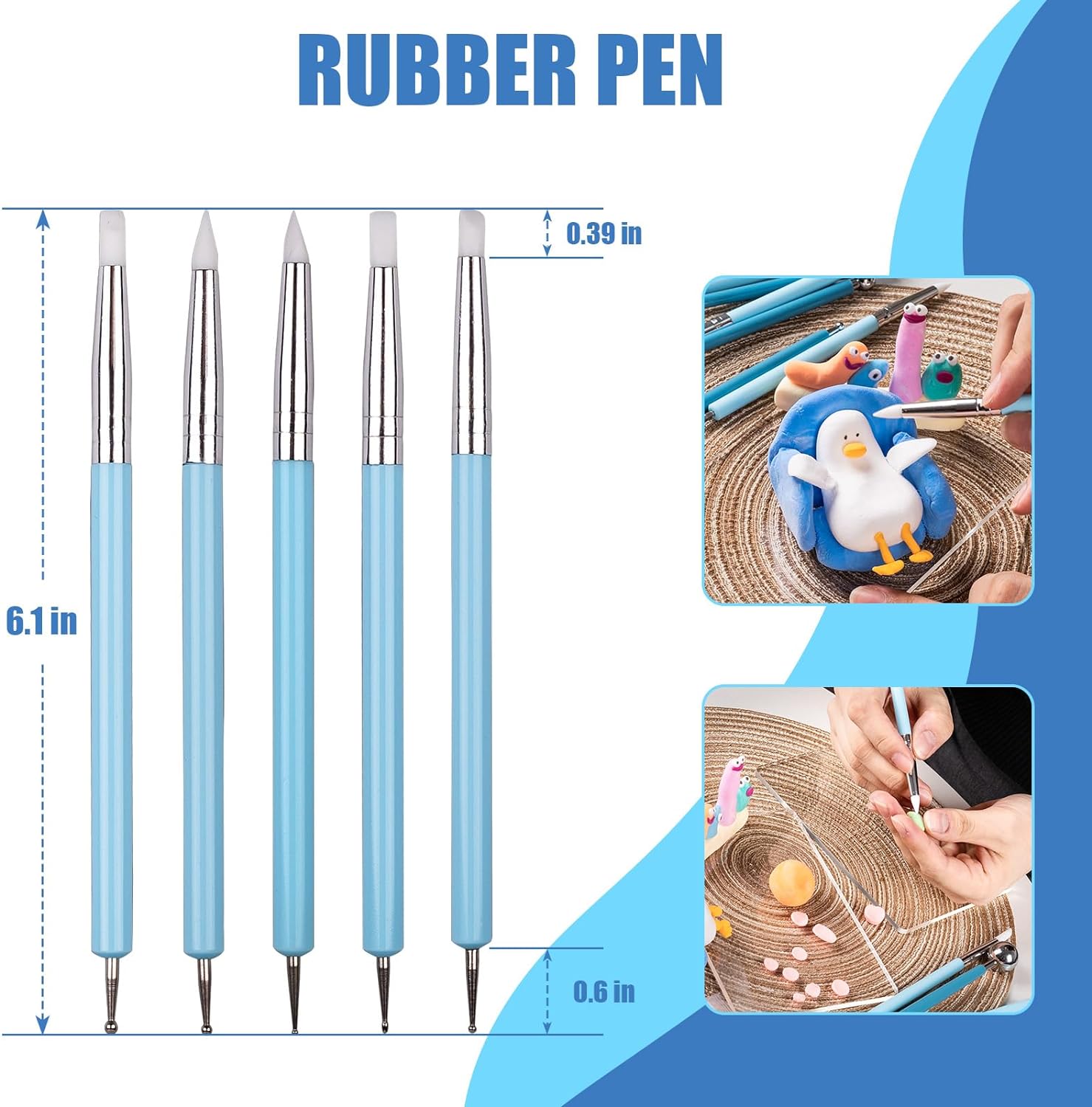 Polymer Modeling Clay Sculptin - Nail Art Dotting Tool incelemesi ve fiyatı