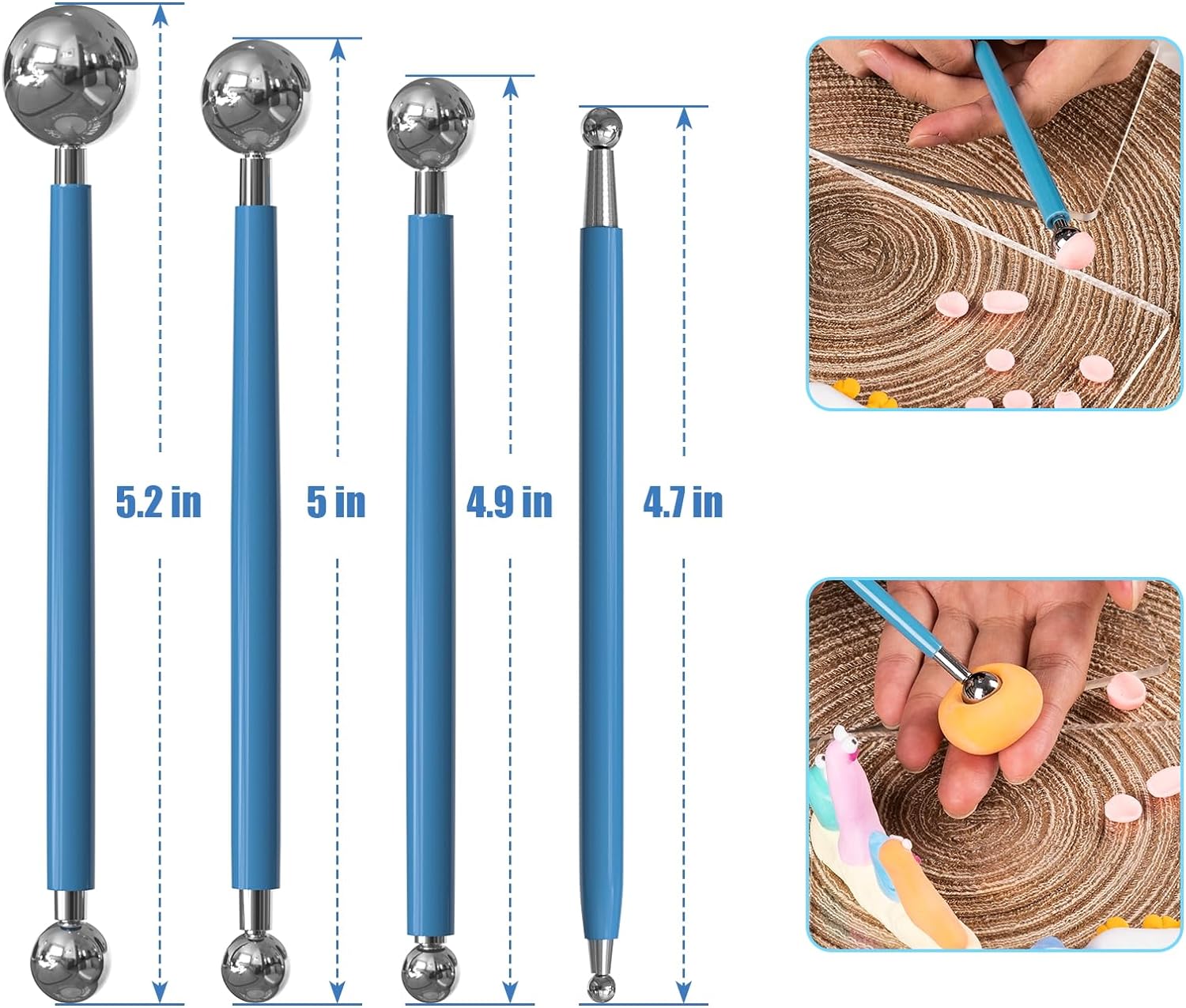 Polymer Modeling Clay Sculptin - Nail Art Dotting Tool incelemesi ve fiyatı