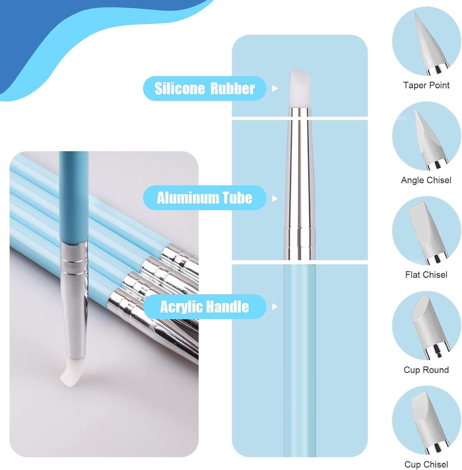Polymer Modeling Clay Sculptin - Nail Art Dotting Tool incelemesi ve fiyatı