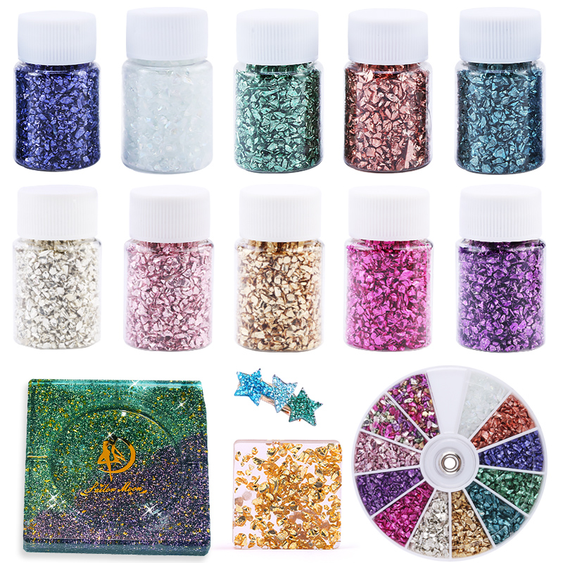 Epoxy Resin Colorful Metallic  - Nail Art Natural incelemesi ve fiyatı