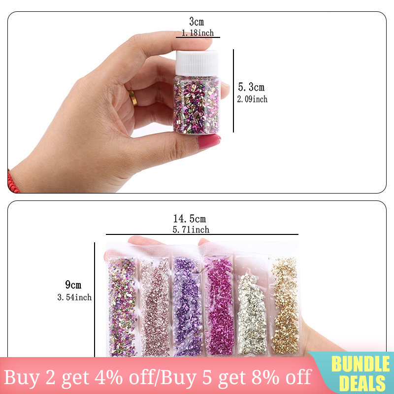 Epoxy Resin Colorful Metallic  - Nail Art Natural incelemesi ve fiyatı