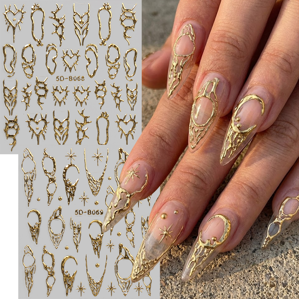 2pcs Vintage Thorns Y2K Nail A - Nail Art Vampire incelemesi ve fiyatı