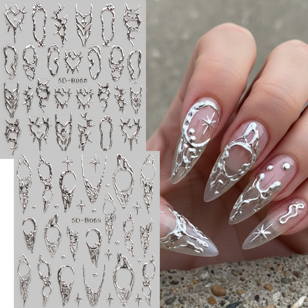 2pcs Vintage Thorns Y2K Nail A - Nail Art Vampire incelemesi ve fiyatı