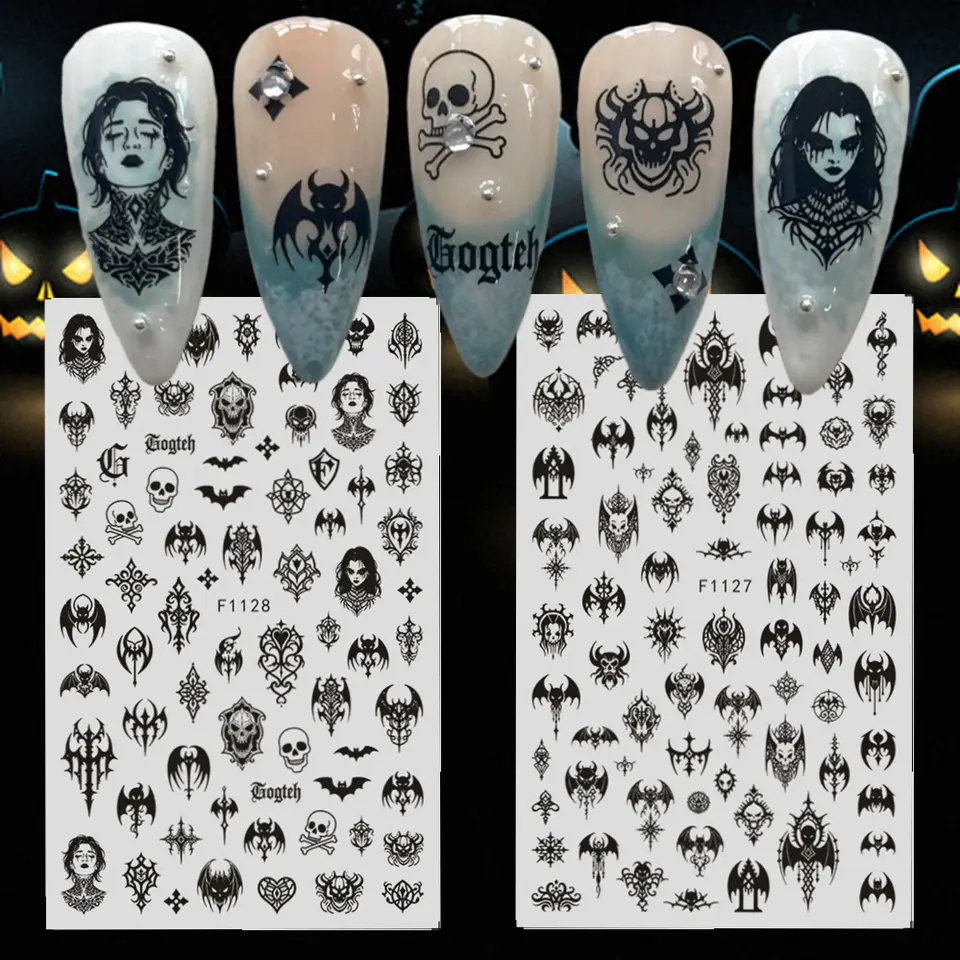 Halloween Nail Decals Featurin - Nail Art Vampire incelemesi ve fiyatı