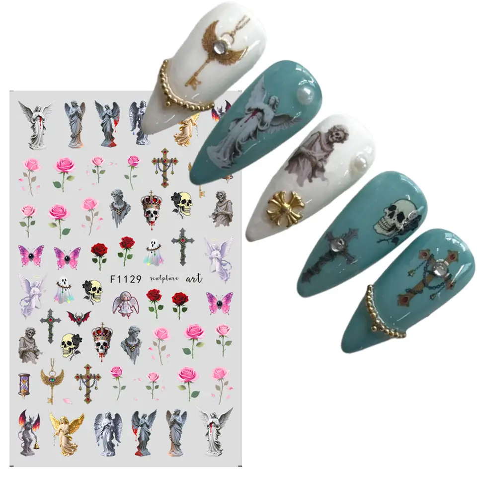 Halloween Nail Decals Featurin - Nail Art Vampire incelemesi ve fiyatı
