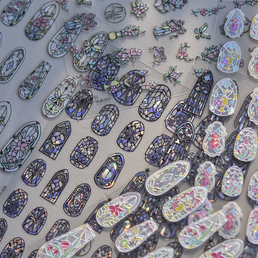 1piece 5D Glass Fragment Nail  - Nail Art Vampire incelemesi ve fiyatı