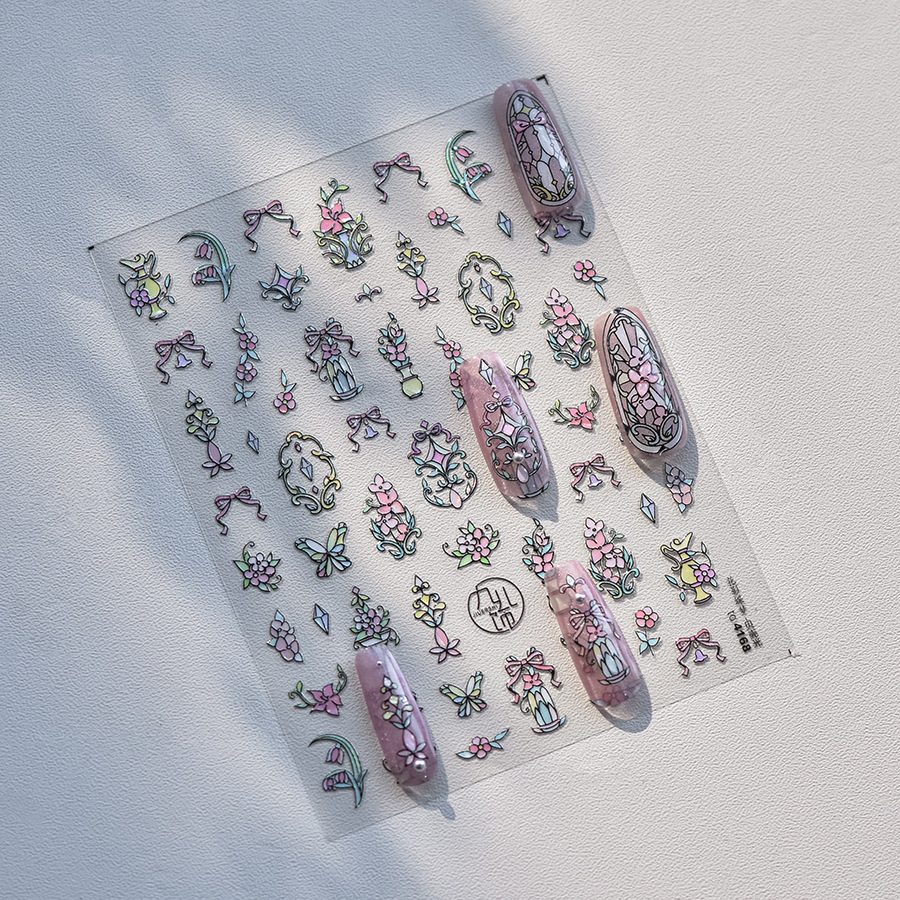 1piece 5D Glass Fragment Nail  - Nail Art Vampire incelemesi ve fiyatı