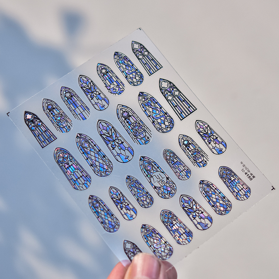 1piece 5D Glass Fragment Nail  - Nail Art Vampire incelemesi ve fiyatı