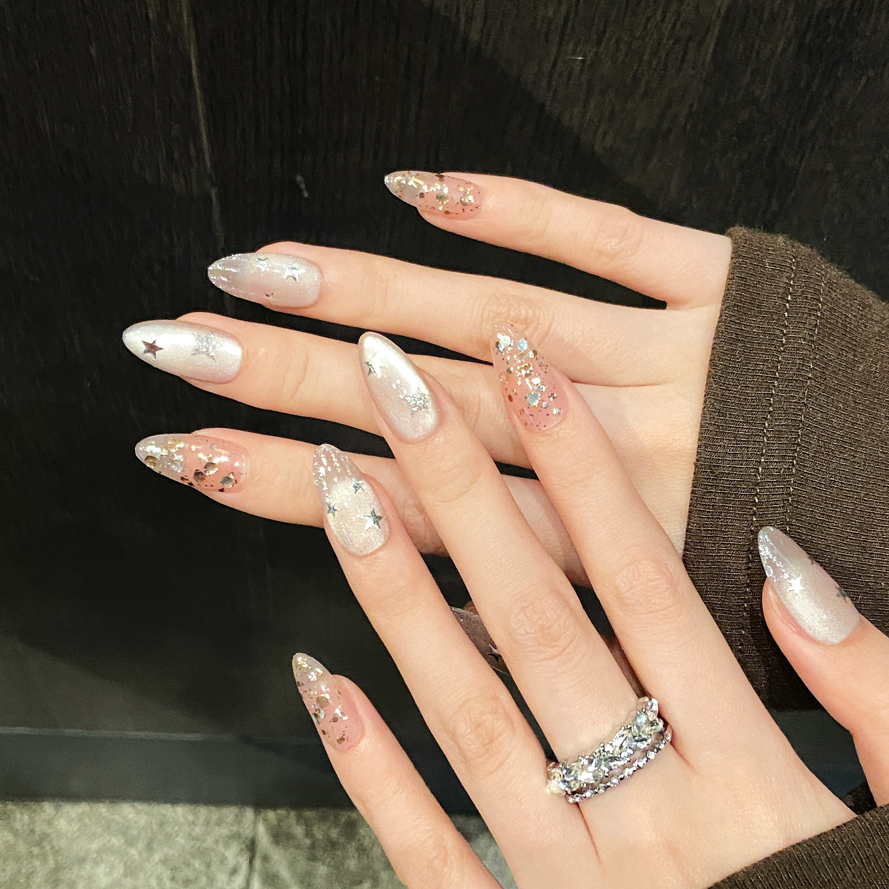 10pcs Pure Hand Pressed Medium - Nail Art Maroon incelemesi ve fiyatı