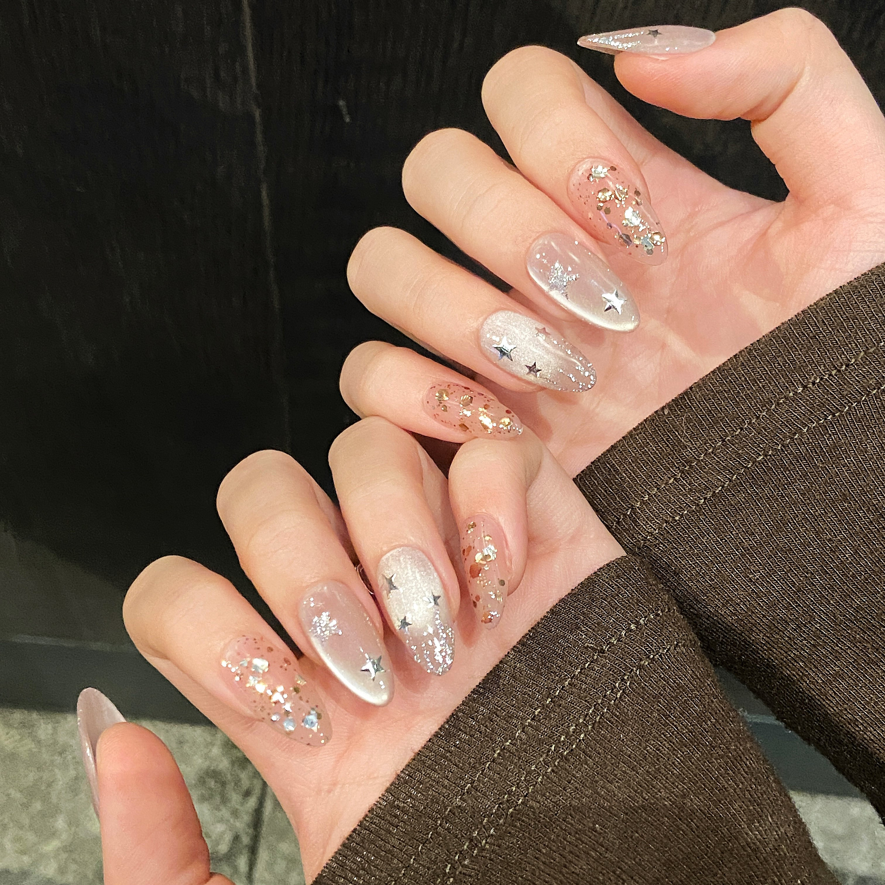 10pcs Pure Hand Pressed Medium - Nail Art Maroon incelemesi ve fiyatı