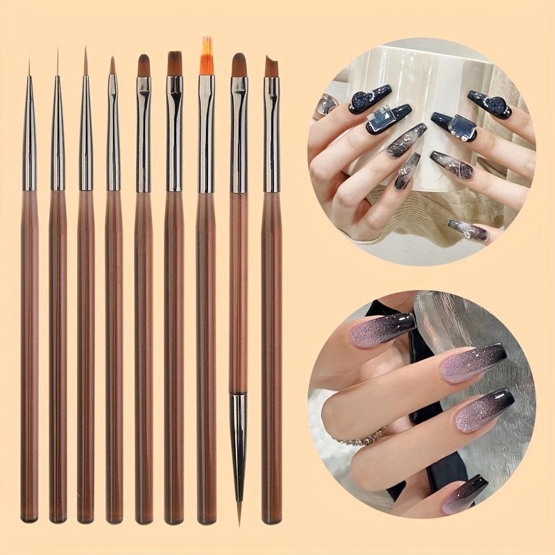 9pcs Nail Art Brushes Set, Dot - Nail Art Dotting Tool incelemesi ve fiyatı