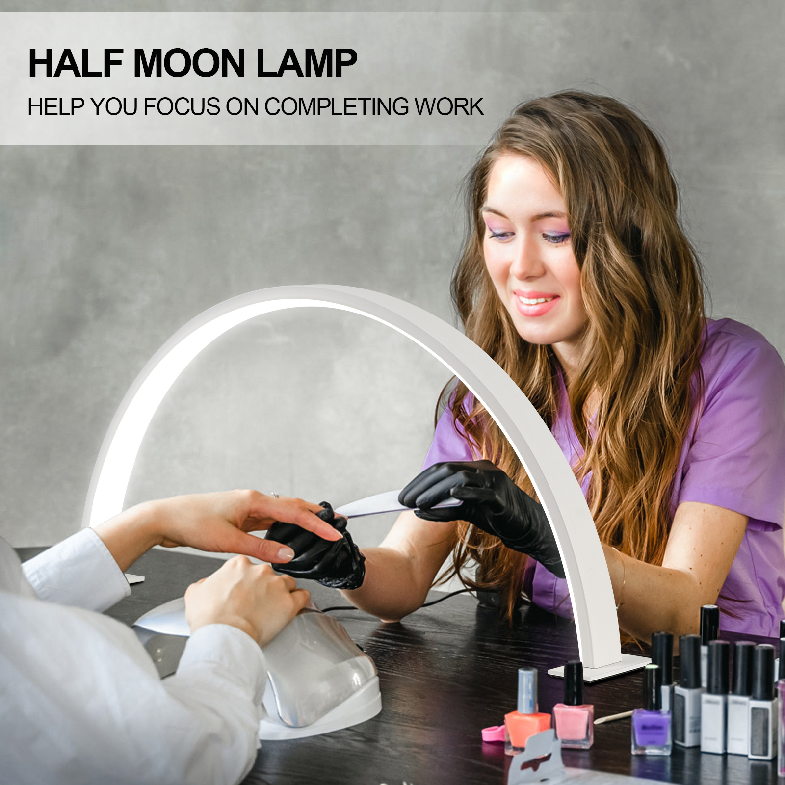 Half moon U-shaped nail lamp h - Nail Art Maroon incelemesi ve fiyatı